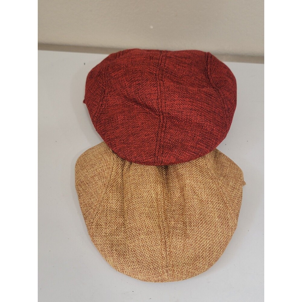 Textured Flat Cap Breathable Cotton Blend Newsboy Ivy Hat - One Size New - Picture 7 of 7